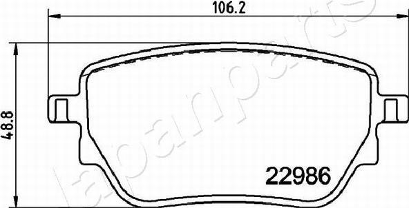 Pemebla JAPPP-0533AF - Komplet Pločica, disk-kočnica www.molydon.hr