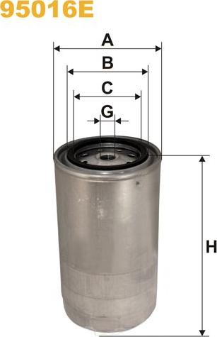 Pemebla WIX95016E - Filter za gorivo www.molydon.hr