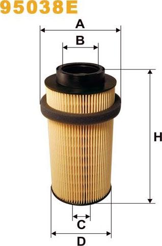 Pemebla WIX95038E - Filter za gorivo www.molydon.hr