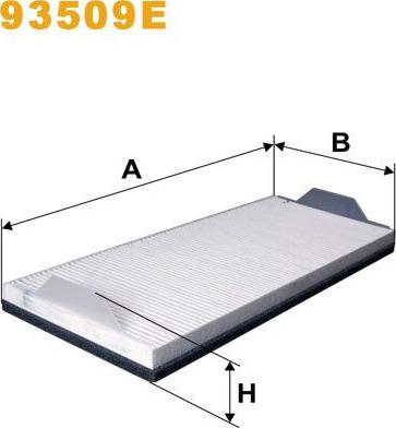Pemebla WIX93509E - Filter kabine www.molydon.hr
