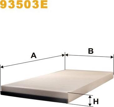 Pemebla WIX93503E - Filter kabine www.molydon.hr