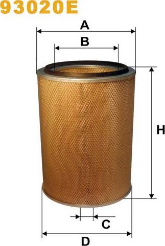 Pemebla WIX93020E - Filter za zrak www.molydon.hr
