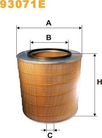 Pemebla WIX93071E - Filter za zrak www.molydon.hr