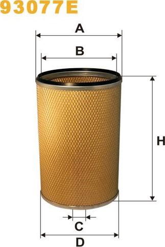 Pemebla WIX93077E - Filter za zrak www.molydon.hr