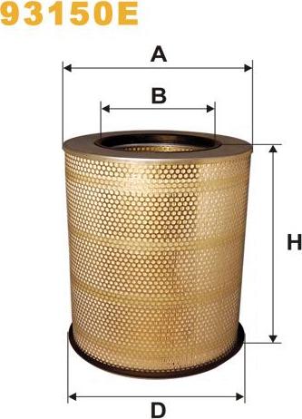 Pemebla WIX93150E - Filter za zrak www.molydon.hr