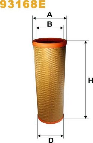 Pemebla WIX93168E - Filter za zrak www.molydon.hr