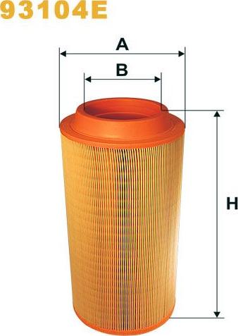Pemebla WIX93104E - Filter za zrak www.molydon.hr
