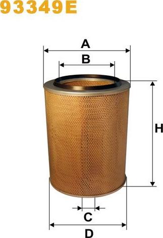 Pemebla WIX93349E - Filter za zrak www.molydon.hr