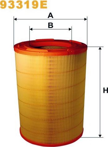 Pemebla WIX93319E - Filter za zrak www.molydon.hr