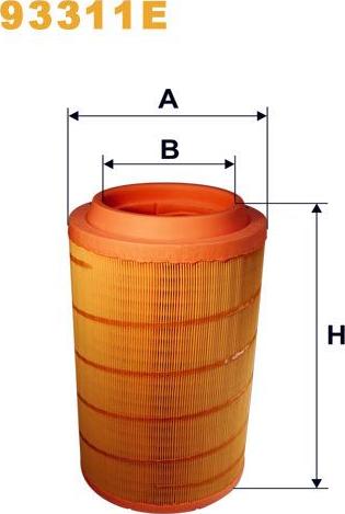 Pemebla WIX93311E - Filter za zrak www.molydon.hr