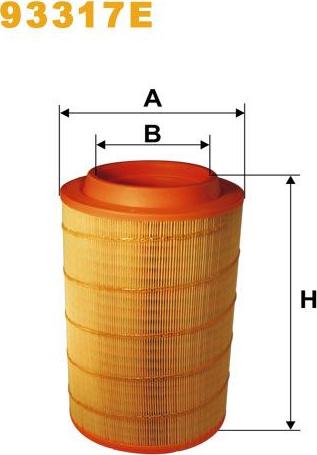 Pemebla WIX93317E - Filter za zrak www.molydon.hr