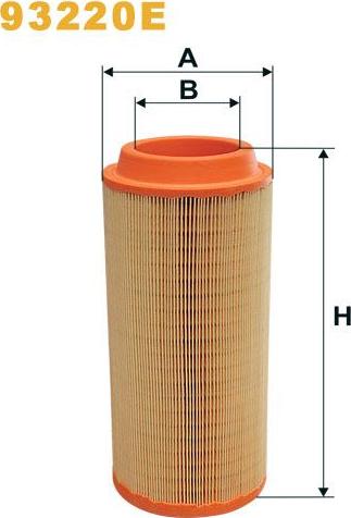 Pemebla WIX93220E - Filter za zrak www.molydon.hr