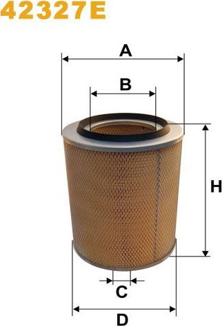 Pemebla WIX42327E - Filter za zrak www.molydon.hr