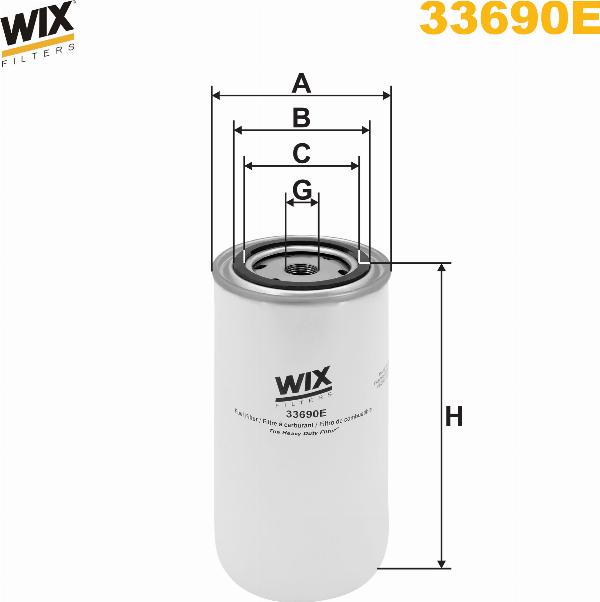 Pemebla WIX33690E - Filter za gorivo www.molydon.hr