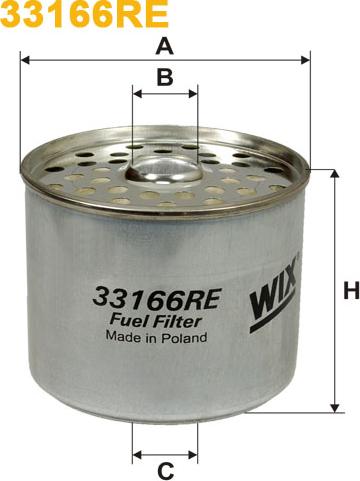 Pemebla WIX33166RE - Filter za gorivo www.molydon.hr