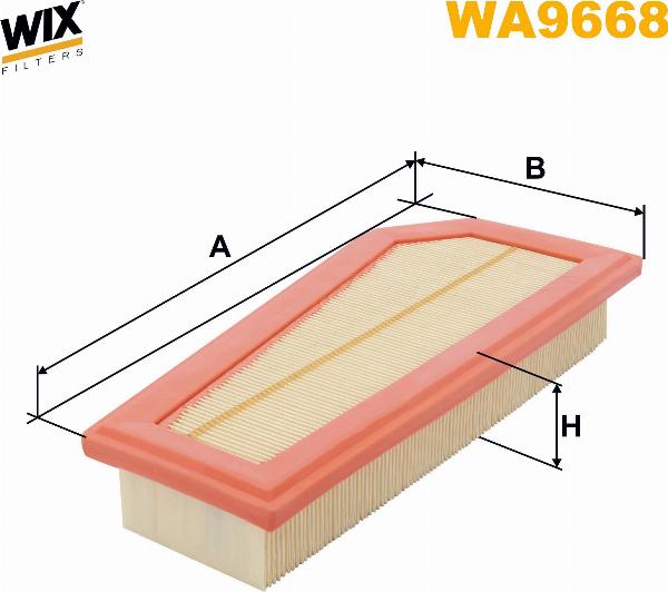 Pemebla WIXWA9668 - Filter za zrak www.molydon.hr