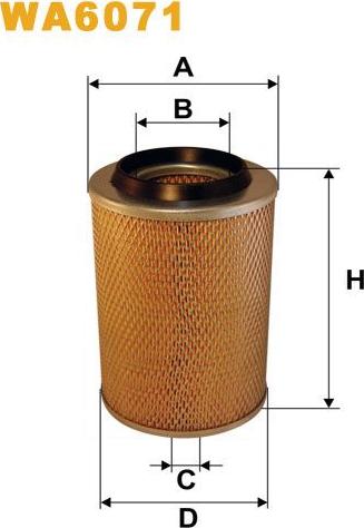 Pemebla WIXWA6071 - Filter za zrak www.molydon.hr