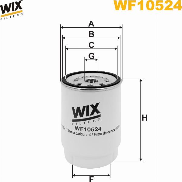 Pemebla WIXWF10524 - Filter za gorivo www.molydon.hr