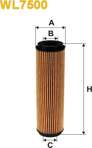 Pemebla WIXWL7500 - Filter za ulje www.molydon.hr