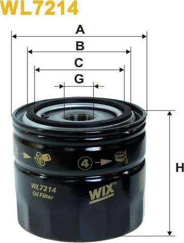 Pemebla WIXWL7214 - Filter za ulje www.molydon.hr