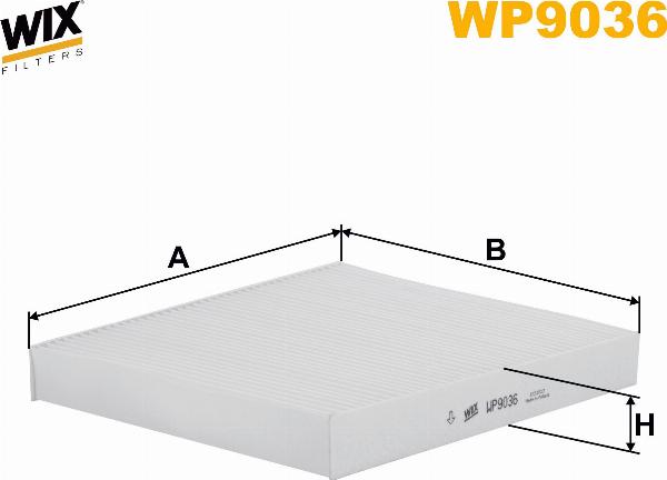 Pemebla WIXWP9036 - Filter kabine www.molydon.hr