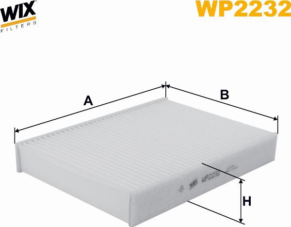 Pemebla WIXWP2232 - Filter kabine www.molydon.hr