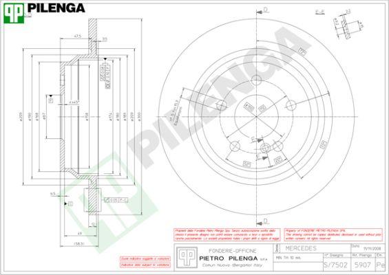 Pilenga 5907 - Kočioni disk www.molydon.hr