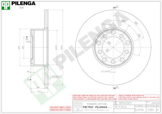 Pilenga 5185 - Kočioni disk www.molydon.hr