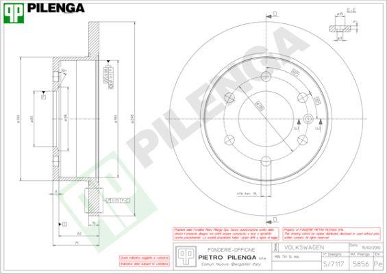 Pilenga 5856 - Kočioni disk www.molydon.hr