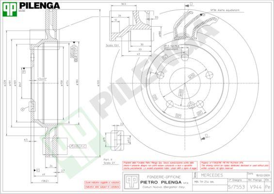 Pilenga V944 - Kočioni disk www.molydon.hr