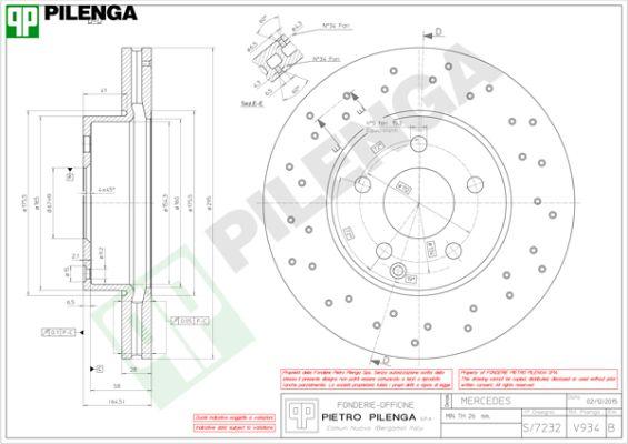 Pilenga V934 - Kočioni disk www.molydon.hr