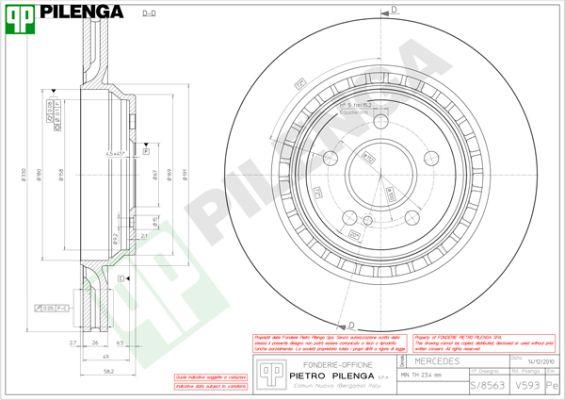 Pilenga V593 - Kočioni disk www.molydon.hr