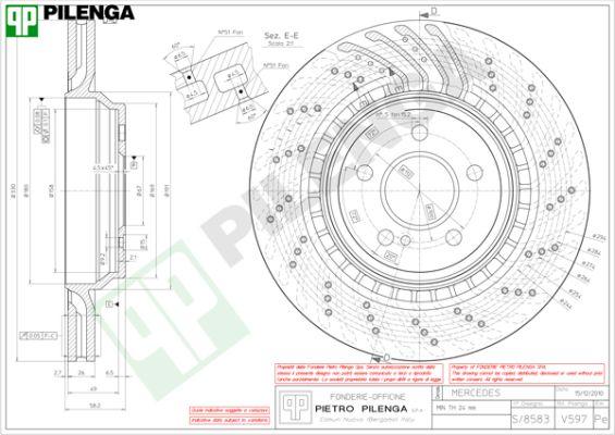 Pilenga V597 - Kočioni disk www.molydon.hr