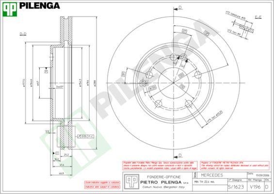 Pilenga V196 - Kočioni disk www.molydon.hr