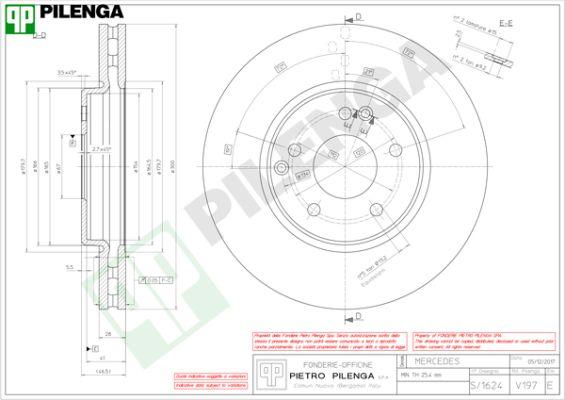 Pilenga V197 - Kočioni disk www.molydon.hr
