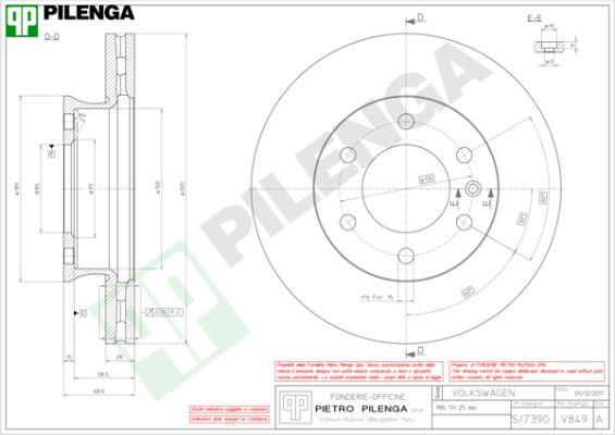 Pilenga V849 - Kočioni disk www.molydon.hr