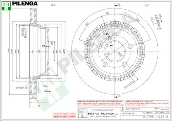 Pilenga V296 - Kočioni disk www.molydon.hr