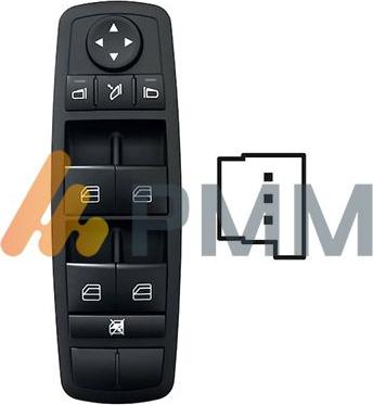 PMM ALMEB76006 - Prekidač, podizačprozora www.molydon.hr