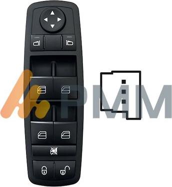 PMM ALMEB76002 - Prekidač, podizačprozora www.molydon.hr