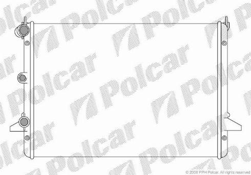Polcar 9550081X - Hladnjak, hladjenje motora www.molydon.hr
