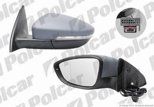 Polcar 95D1514M - Vanjski retrovizor www.molydon.hr