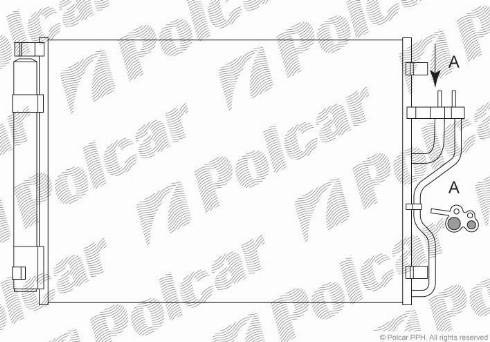 Polcar 4048K82X - Kondenzator, klima-Uređaj www.molydon.hr