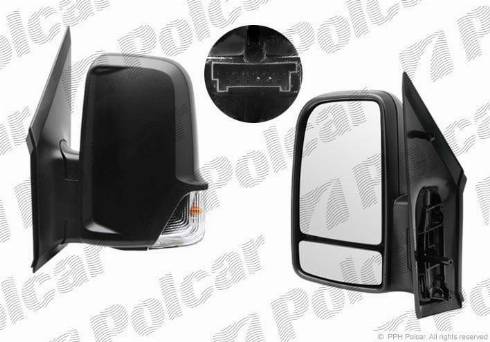 Polcar 506552-M - Vanjski retrovizor www.molydon.hr