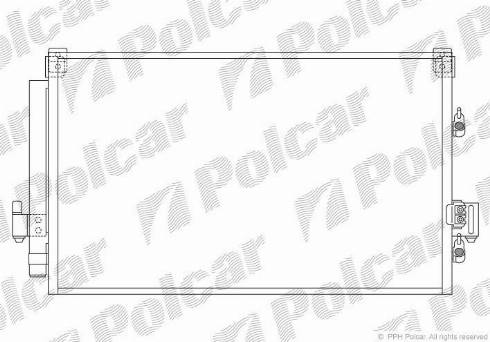 Polcar 5252K8C1 - Kondenzator, klima-Uređaj www.molydon.hr