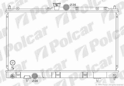 Polcar 5232084K - Hladnjak, hladjenje motora www.molydon.hr