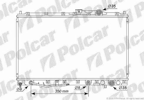 Polcar 5221082K - Hladnjak, hladjenje motora www.molydon.hr