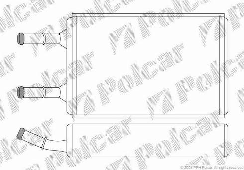 Polcar 3246N83X - Izmjenjivač topline, grijanje unutrasnjeg prostora www.molydon.hr