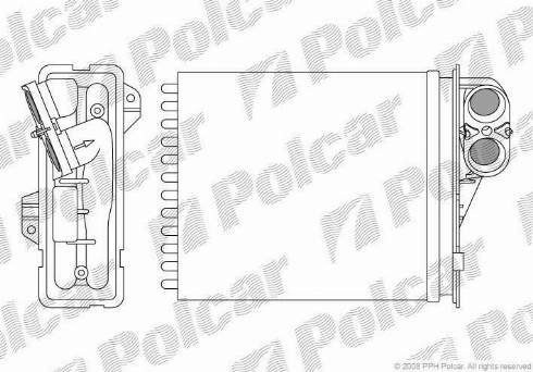 Polcar 2800N8-1 - Izmjenjivač topline, grijanje unutrasnjeg prostora www.molydon.hr