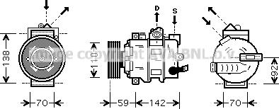 Prasco AIK349 - Kompresor, klima-Uređaj www.molydon.hr