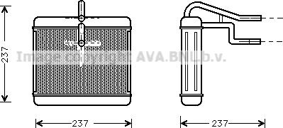 Prasco AU6060 - Izmjenjivač topline, grijanje unutrasnjeg prostora www.molydon.hr